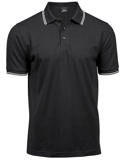 Men´s Luxury Stripe Stretch Polo (TJ1407)