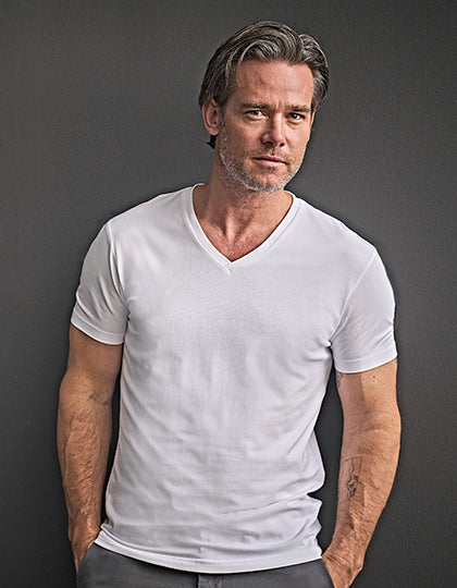 Stretch V-Neck Tee (TJ401)