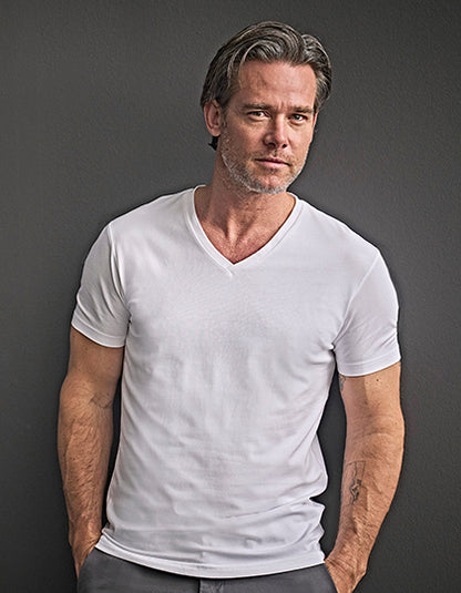 Stretch V-Neck Tee (TJ401)