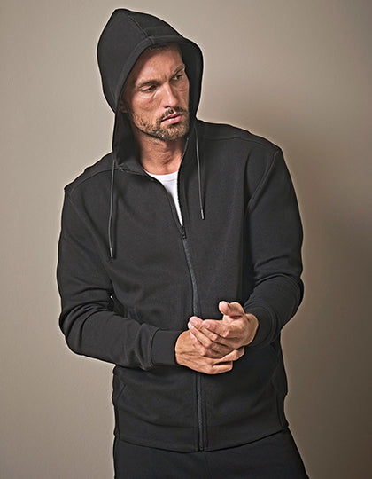 Ribbed Interlock Hooded Full Zip (TJ5508)