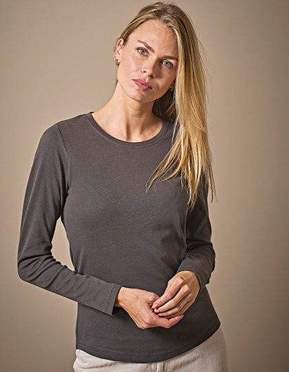 Women´s Long Sleeve Interlock Tee (TJ590)