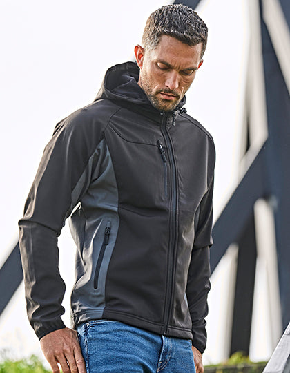 Men´s Hooded Lightweight Performance Softshell Jacket (TJ9514N)