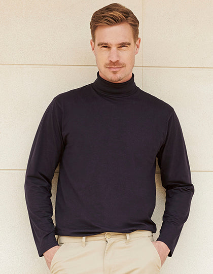 Roll-Neck Long-Sleeve Top (W020)