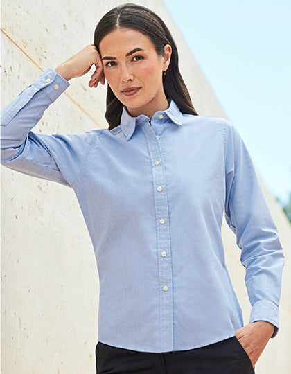 Ladies´ Classic Long Sleeved Oxford Shirt (W511)