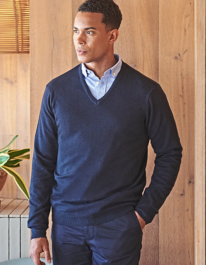Men´s Lightweight V-Neck Jumper (W720)