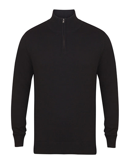 Men´s Quarter Zip Jumper (W729)