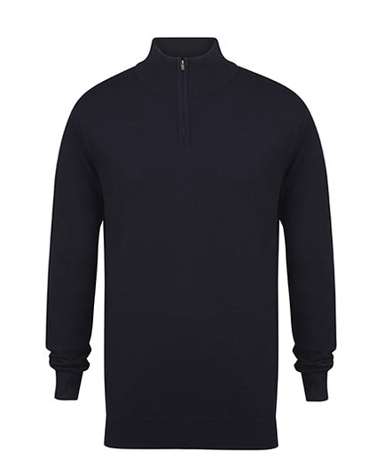 Men´s Quarter Zip Jumper (W729)