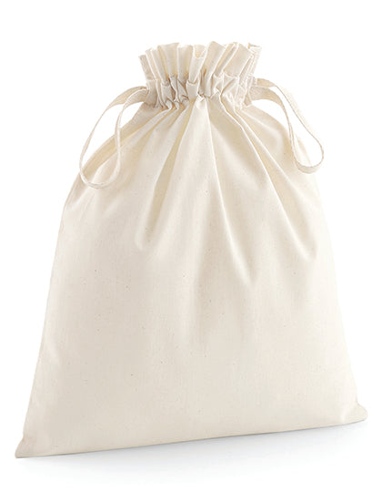 Organic Cotton Draw Cord Bag (WM118)