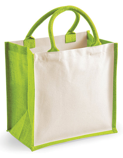 Printers Midi Jute Bag (WM421)