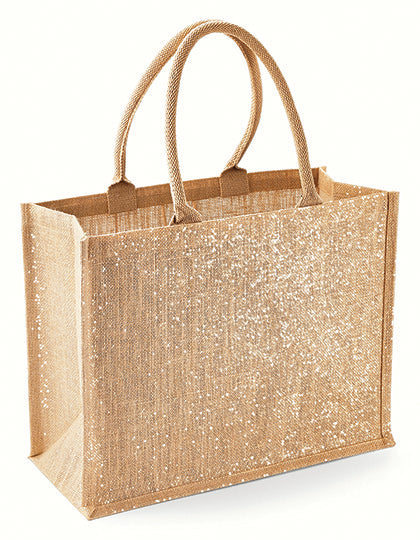 Shimmer Jute Shopper (WM437)
