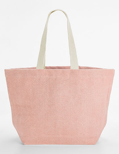 Soft Washed Jute Beach Bag (WM466)