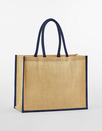 Natural Starched Jute Classic Shopper (WM470)