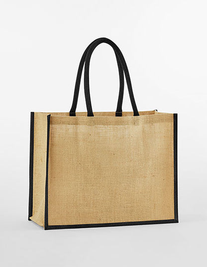 Natural Starched Jute Classic Shopper (WM470)