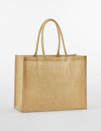 Natural Starched Jute Classic Shopper (WM470)