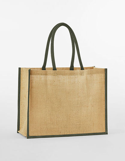 Natural Starched Jute Classic Shopper (WM470)