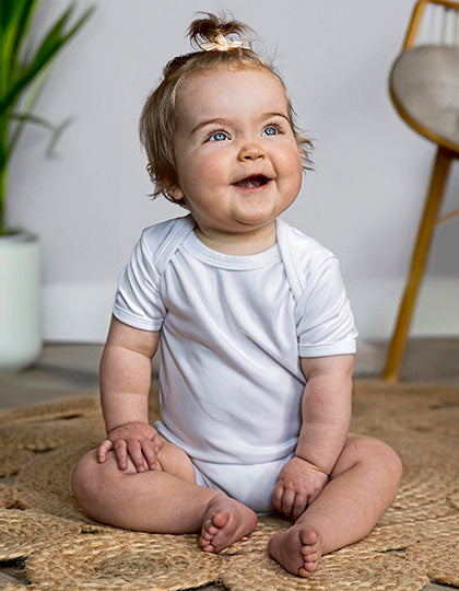 Short Sleeve Baby Bodysuit Polyester (X801)
