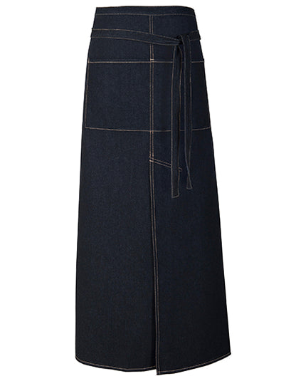 Jeans Bistro Apron With Split (X992)