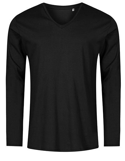 Men´s V-Neck T-Shirt Long Sleeve (XO1460)