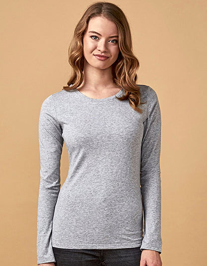 Women´s Roundneck T-Shirt Long Sleeve (XO1565)