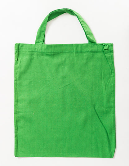 Cotton Bag Colored Short Handles (XT002)