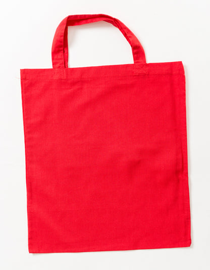 Cotton Bag Colored Short Handles (XT002)