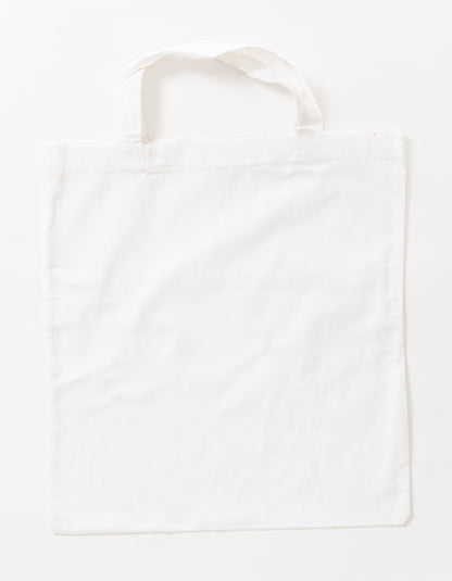 Cotton Bag Colored Short Handles (XT002)