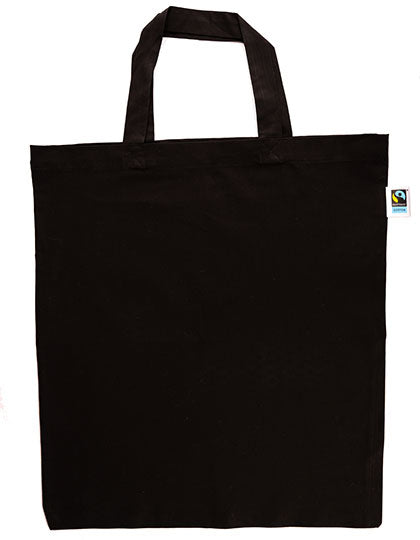 Fairtrade Cotton Bag Short Handles (XT500N)