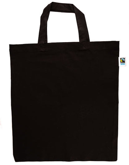 Fairtrade Cotton Bag Short Handles (XT500N)