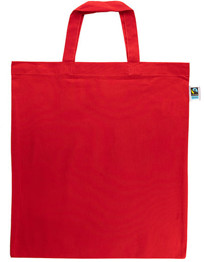 Fairtrade Cotton Bag Short Handles (XT500N)