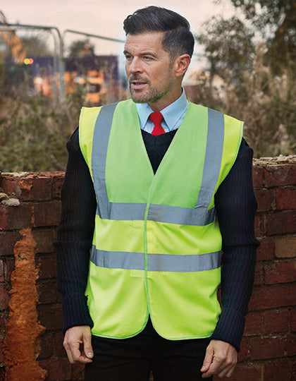 Hi-Vis 2 Bands & Braces Waistcoat (YK100)