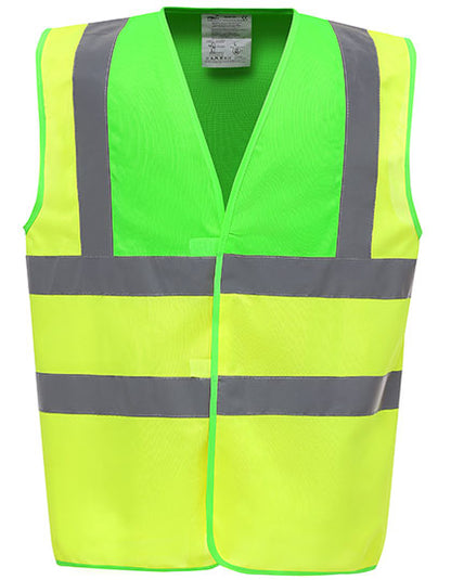 Hi-Vis 2 Bands & Braces Waistcoat (YK100)