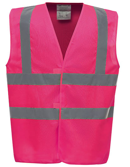 Hi-Vis Top Cool Recycled Open Mesh Waistcoat (YK120)
