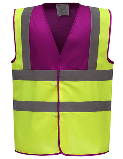 Hi-Vis 2 Bands & Braces Waistcoat (YK100)