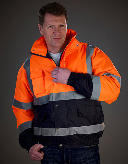 Hi-Vis Two-Tone Bomber Jacket (YK218)