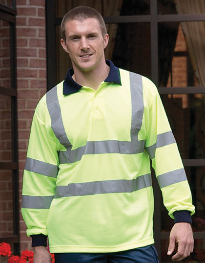 Hi-Vis Long Sleeve Polo (YK310)