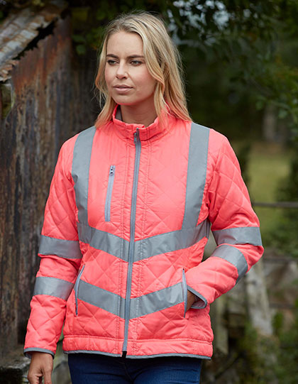 Hi-Vis Kensington Jacket With Fleece Lining (YK706)