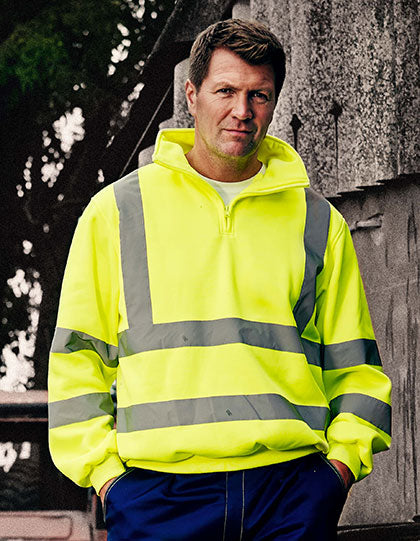 Hi-Vis 1/4 Zip Sweatshirt (YKK06)