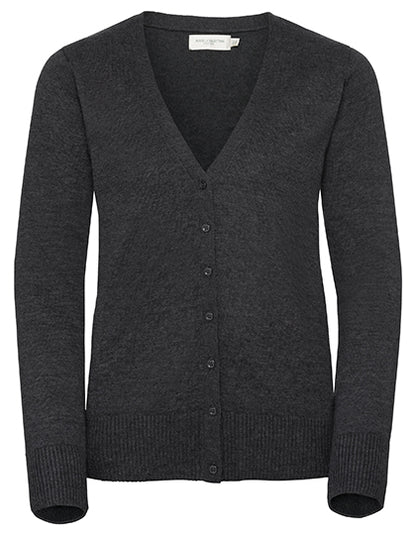 Ladies´ V-Neck Knitted Cardigan (Z715F)