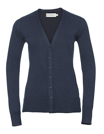 Ladies´ V-Neck Knitted Cardigan (Z715F)