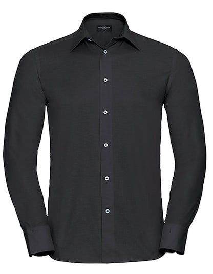 Men´s Long Sleeve Tailored Oxford Shirt (Z922)