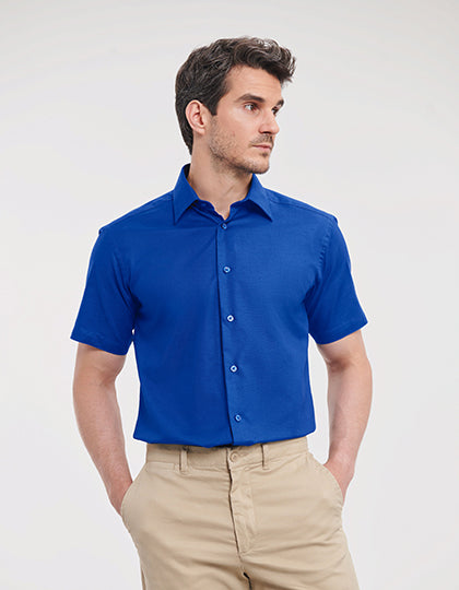 Men´s Short Sleeve Tailored Oxford Shirt (Z923)