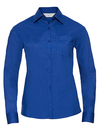 Ladies´ Long Sleeve Classic Polycotton Poplin Shirt (Z934F)