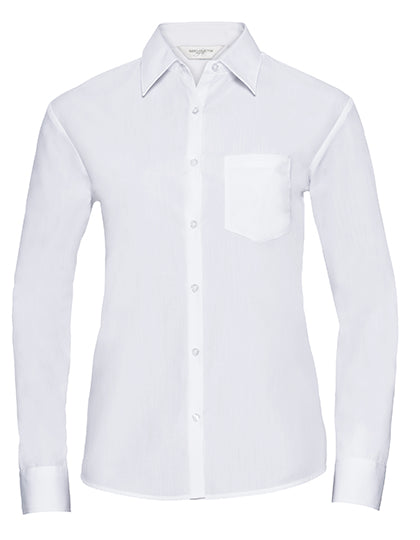Ladies´ Long Sleeve Classic Polycotton Poplin Shirt (Z934F)