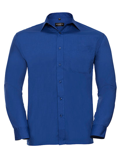 Men´s Long Sleeve Classic Polycotton Poplin Shirt (Z934)