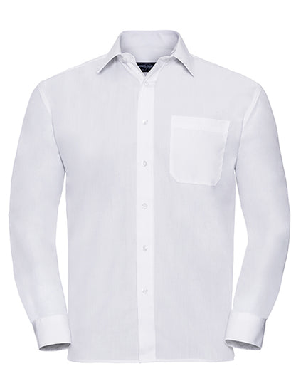 Men´s Long Sleeve Classic Polycotton Poplin Shirt (Z934)