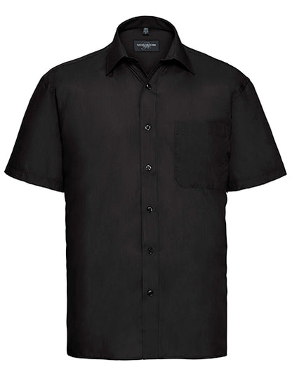 Men´s Short Sleeve Classic Polycotton Poplin Shirt (Z935)