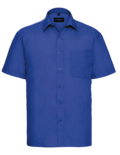 Men´s Short Sleeve Classic Polycotton Poplin Shirt (Z935)