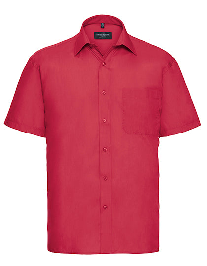 Men´s Short Sleeve Classic Polycotton Poplin Shirt (Z935)