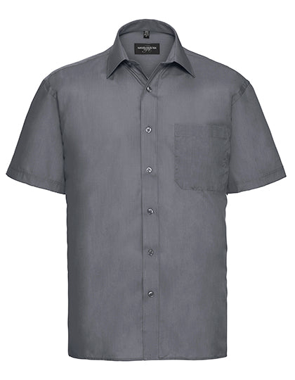 Men´s Short Sleeve Classic Polycotton Poplin Shirt (Z935)