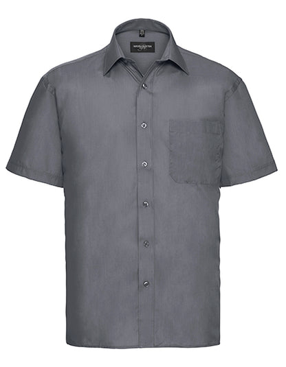 Men´s Short Sleeve Classic Polycotton Poplin Shirt (Z935)